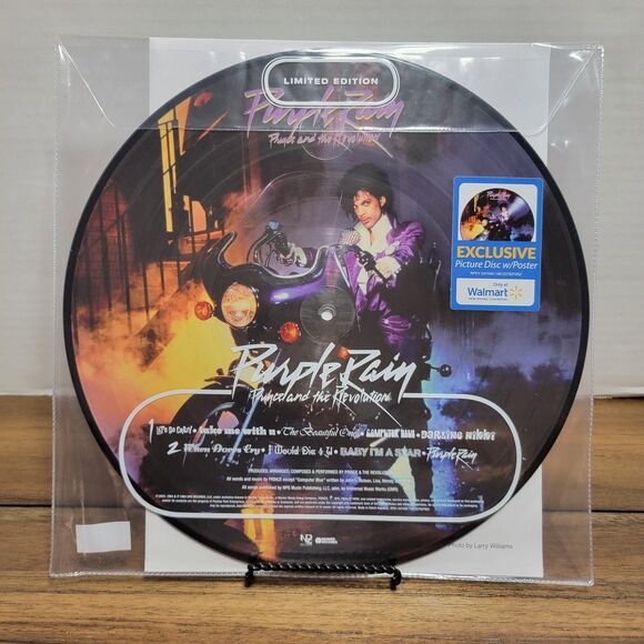 VINYL Prince And The Revolution: Purple Rain Sndtrk + Picture Disc + Poster NEW - Picture 1 of 5